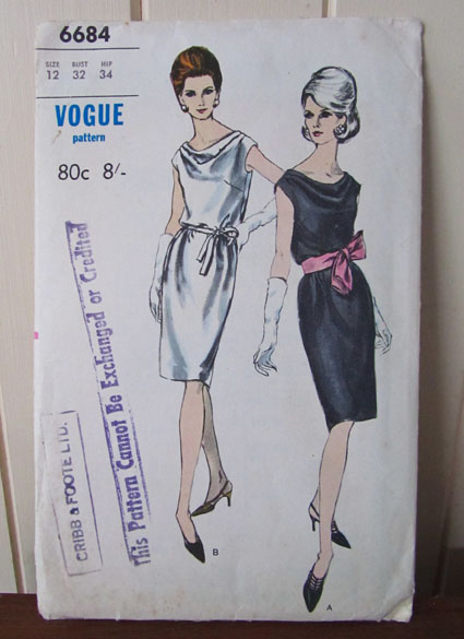 Vogue 6684 vintage sewing pattern